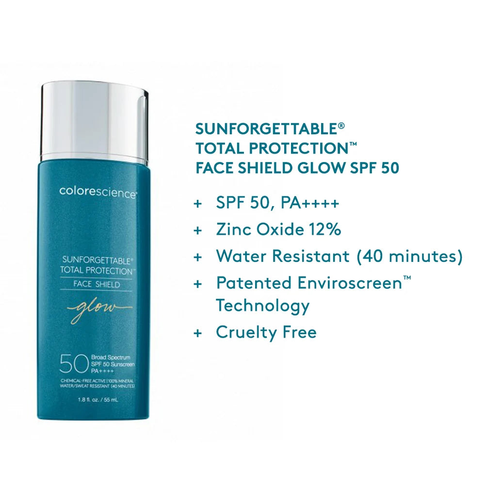 Sunforgettable ® Protección Total ® Protector Facial Glow SPF 50